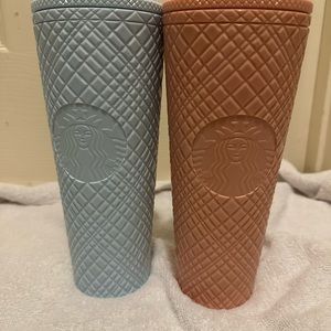 Brand new Starbucks Venti Jeweled Tumblers